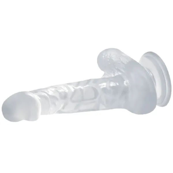 Realistischer Dildo mit Saugnapf und Hoden 16,7 cm Transparent von Baile Dildos | Fesselliebe.de