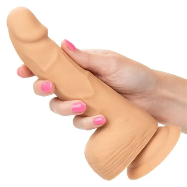 Silikon-Dildo 15,24 cm Haut von Calexotics | Fesselliebe.de