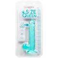 Grösse Königin-Dildo Blau 15,3 cm von Calexotics