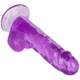 Grösse Königin-Dildo Lila 15,3 cm von Calexotics | Fesselliebe.de