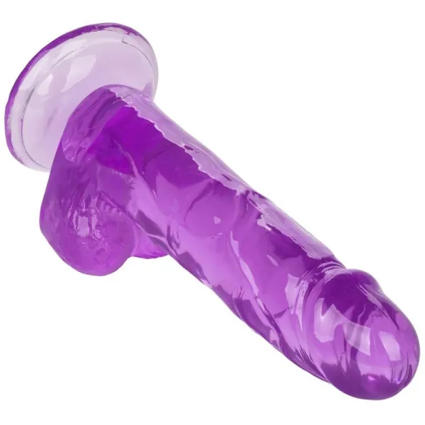 Grösse Königin-Dildo Lila 15,3 cm von Calexotics | Fesselliebe.de