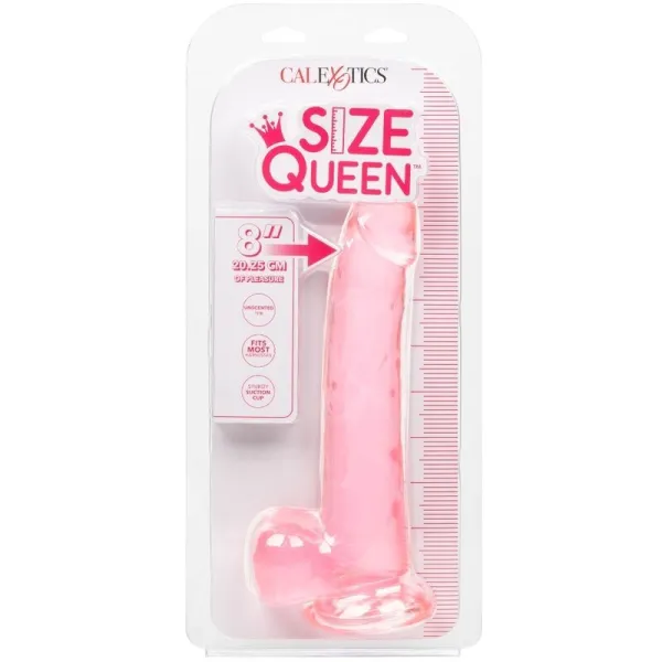 Grösse Königin-Dildo Rosa 20,3 cm von Calexotics | Fesselliebe.de
