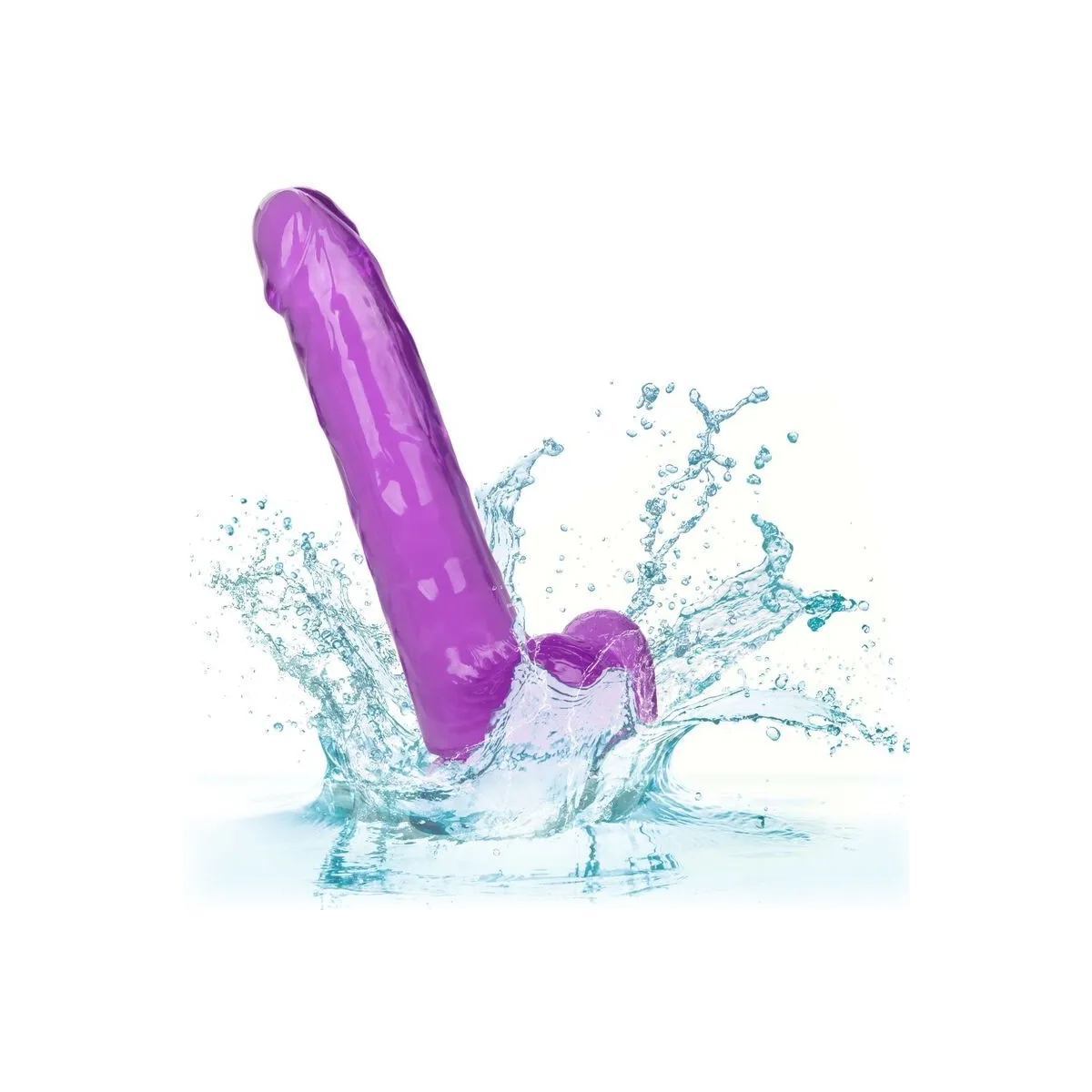 Grösse Königin-Dildo Lila 20,3 cm von Calexotics | Fesselliebe.de
