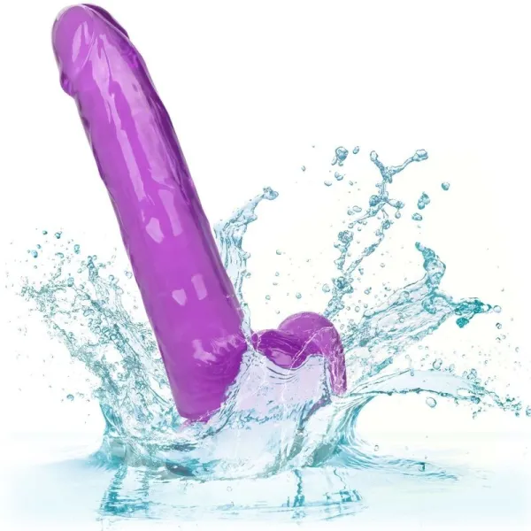 Grösse Königin-Dildo Lila 20,3 cm von Calexotics | Fesselliebe.de