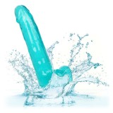 Grösse Königin-Dildo Blau 20,3 cm von Calexotics | Fesselliebe.de
