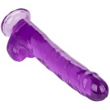 Grösse Königin-Dildo Lila 25,5 cm von Calexotics | Fesselliebe.de