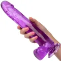 Grösse Königin-Dildo Lila 25,5 cm von Calexotics