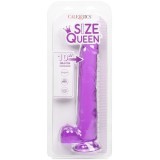 Grösse Königin-Dildo Lila 25,5 cm von Calexotics | Fesselliebe.de