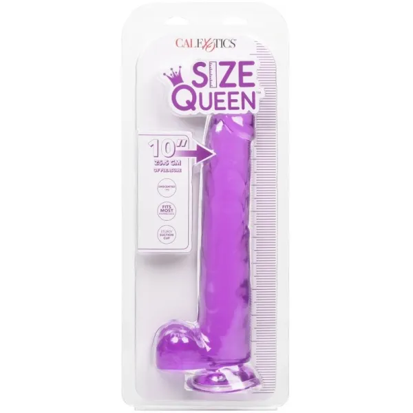 Grösse Königin-Dildo Lila 25,5 cm von Calexotics | Fesselliebe.de