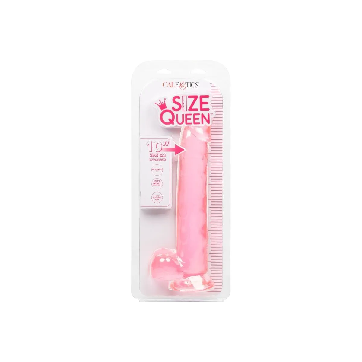 Grösse Königin-Dildo Rosa 25,5 cm von Calexotics | Fesselliebe.de