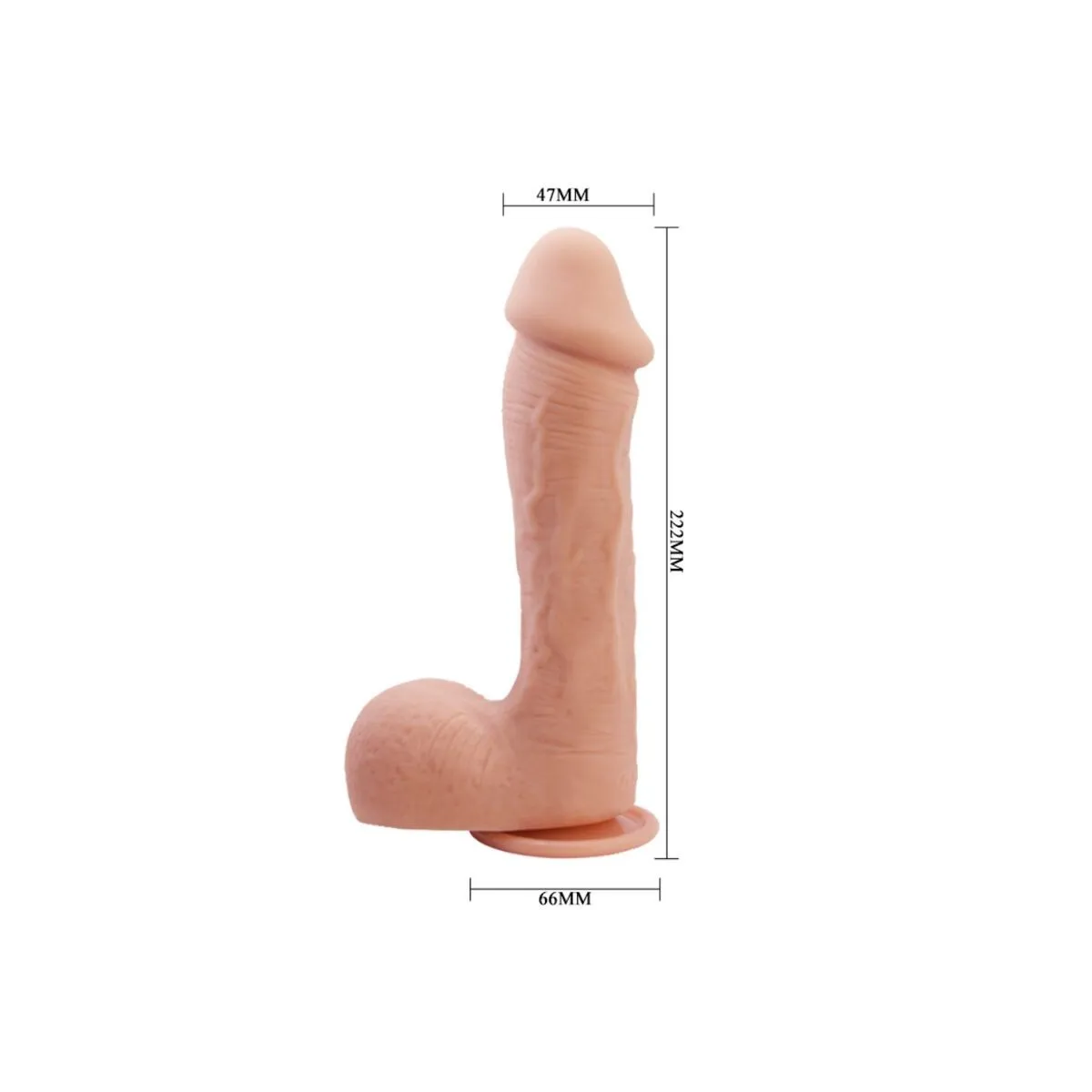 Johnson Realistischer Hautdildo 22 cm von Baile Dildos | Fesselliebe.de