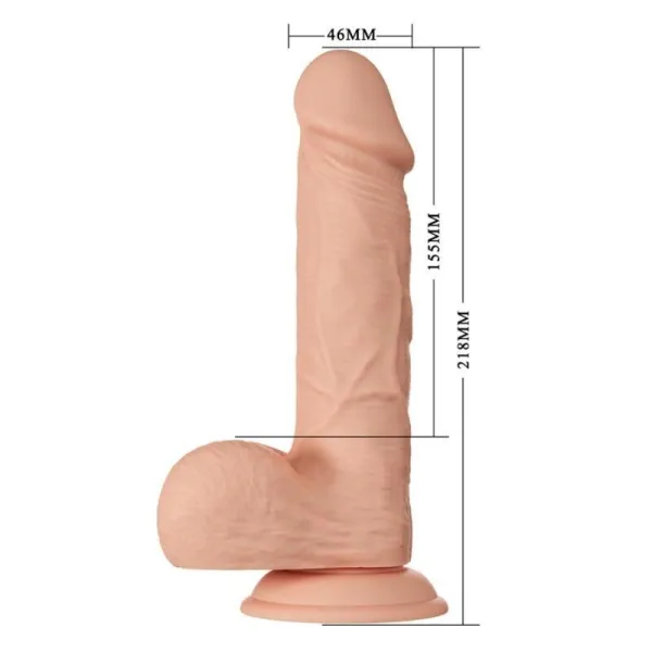 Bahamut Flexibler Realistischer Dildo 21,8 cm natürlich von Baile Dildos | Fesselliebe.de