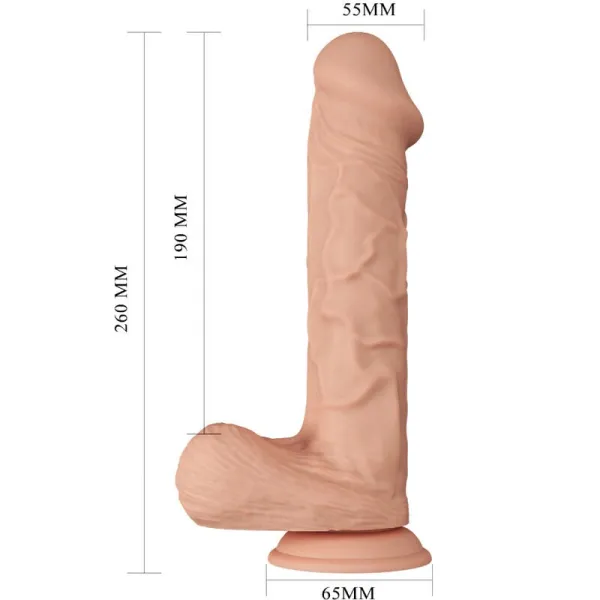 Bergrrisi Flexibler Realistischer Dildo 26 cm natürlich von Baile Dildos | Fesselliebe.de