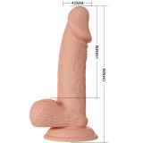 Zebulon Flexibler Realistischer Dildo 19,4 cm natürlich von Baile Dildos | Fesselliebe.de