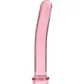 Modell 8 Dildo Borosilikatglas Rosa 14,5 cm -O- 2 cm von Nebula Series By Ibiza