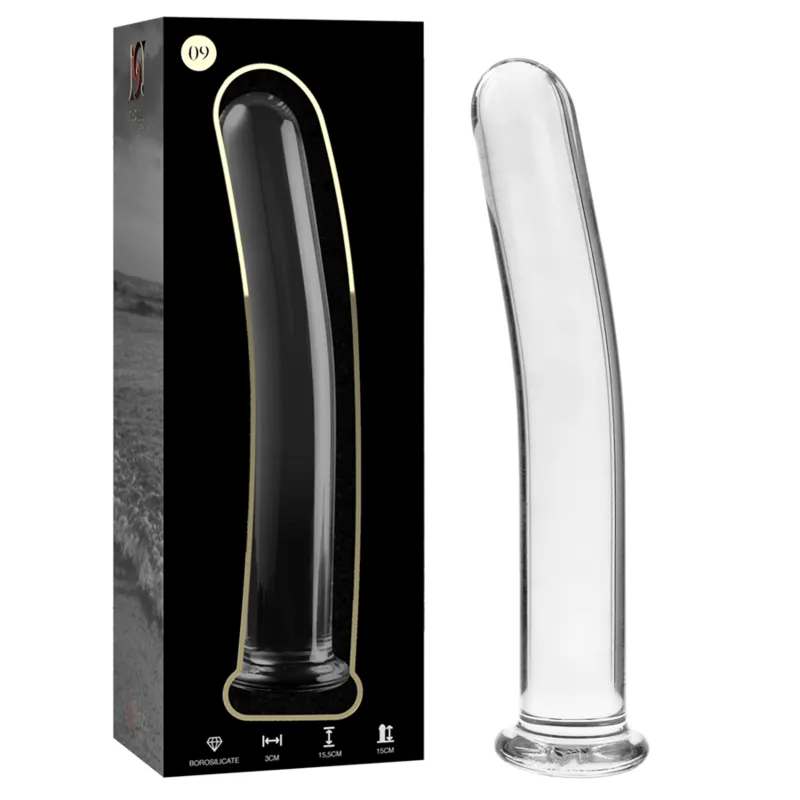 Modell 9 Dildo Borosilikatglas Klar 15,5 cm -O- 2,5 cm von Nebula Series By Ibiza | Fesselliebe.de