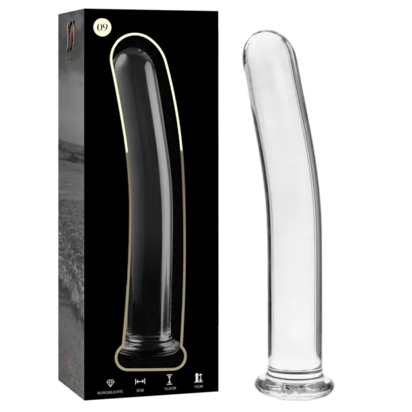 Modell 9 Dildo Borosilikatglas Klar 15,5 cm -O- 2,5 cm von Nebula Series By Ibiza | Fesselliebe.de