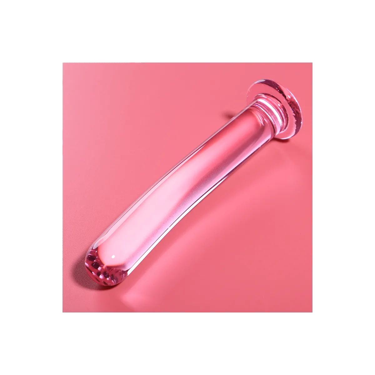 Modell 9 Dildo Borosilikatglas Rosa 15,5 cm -O- 2,5 cm von Nebula Series By Ibiza | Fesselliebe.de