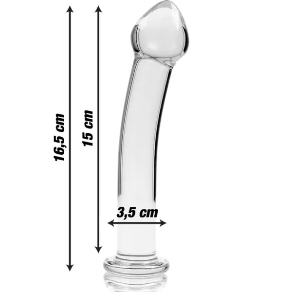 Modell 11 Dildo Borosilikatglas Klar 16 cm -O- 3 cm von Nebula Series By Ibiza | Fesselliebe.de