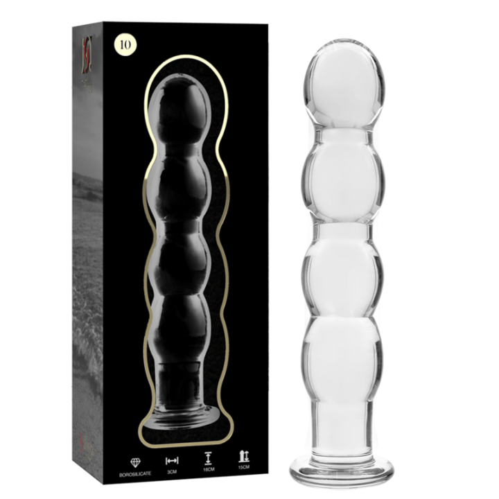Modell 10 Dildo Borosilikatglas Klar 16,5 cm -O- 3,5 cm von Nebula Series By Ibiza | Fesselliebe.de