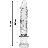 Modell 12 Dildo Borosilikatglas Klar 17 cm -O- 3,5 cm von Nebula Series By Ibiza | Fesselliebe.de