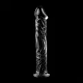 Modell 12 Dildo Borosilikatglas Klar 17 cm -O- 3,5 cm von Nebula Series By Ibiza