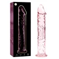 Modell 12 Dildo Borosilikatglas Rosa 17 cm -O- 3,5 cm von Nebula Series By Ibiza