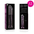 Modell 12 Dildo Borosilikatglas Rosa 17 cm -O- 3,5 cm von Nebula Series By Ibiza