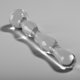 Modell 13 Dildo Borosilikatglas Klar 18 cm -O- 3,5 cm von Nebula Series By Ibiza | Fesselliebe.de