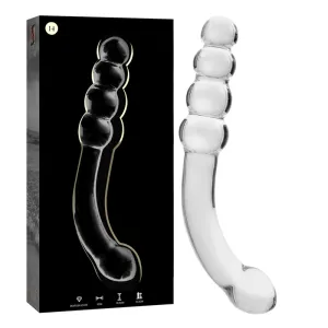 Modell 14 Dildo Borosilikatglas Klar 18,5 cm -O- 3 cm von Nebula Series By Ibiza | Fesselliebe.de