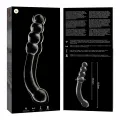 Modell 14 Dildo Borosilikatglas Klar 18,5 cm -O- 3 cm von Nebula Series By Ibiza