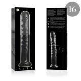 Modell 16 Dildo Borosilikatglas Klar 18,5 cm -O- 3 cm von Nebula Series By Ibiza | Fesselliebe.de