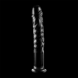 Modell 16 Dildo Borosilikatglas Klar 18,5 cm -O- 3 cm von Nebula Series By Ibiza | Fesselliebe.de