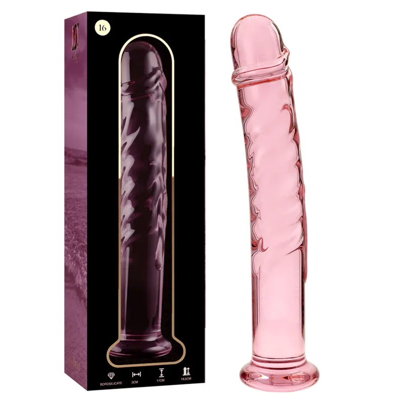Modell 16 Dildo Borosilikatglas Rosa 18,5 cm -O- 3 cm von Nebula Series By Ibiza | Fesselliebe.de