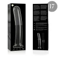 Modell 17 Dildo Borosilikatglas Klar 18,5 cm -O- 3 cm von Nebula Series By Ibiza