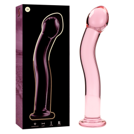 Modell 18 Dildo Borosilikatglas Rosa 18,5 cm -O- 3,5 cm von Nebula Series By Ibiza | Fesselliebe.de