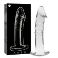 Modell 19 Dildo Borosilikatglas Klar 18,5 cm -O- 4 cm von Nebula Series By Ibiza
