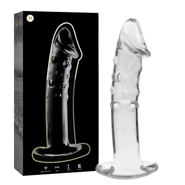 Modell 19 Dildo Borosilikatglas Klar 18,5 cm -O- 4 cm von Nebula Series By Ibiza | Fesselliebe.de