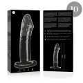 Modell 19 Dildo Borosilikatglas Klar 18,5 cm -O- 4 cm von Nebula Series By Ibiza