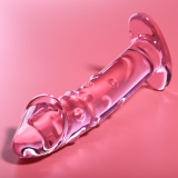 Modell 19 Dildo Borosilikatglas Rosa 18,5 cm -O- 4 cm von Nebula Series By Ibiza | Fesselliebe.de