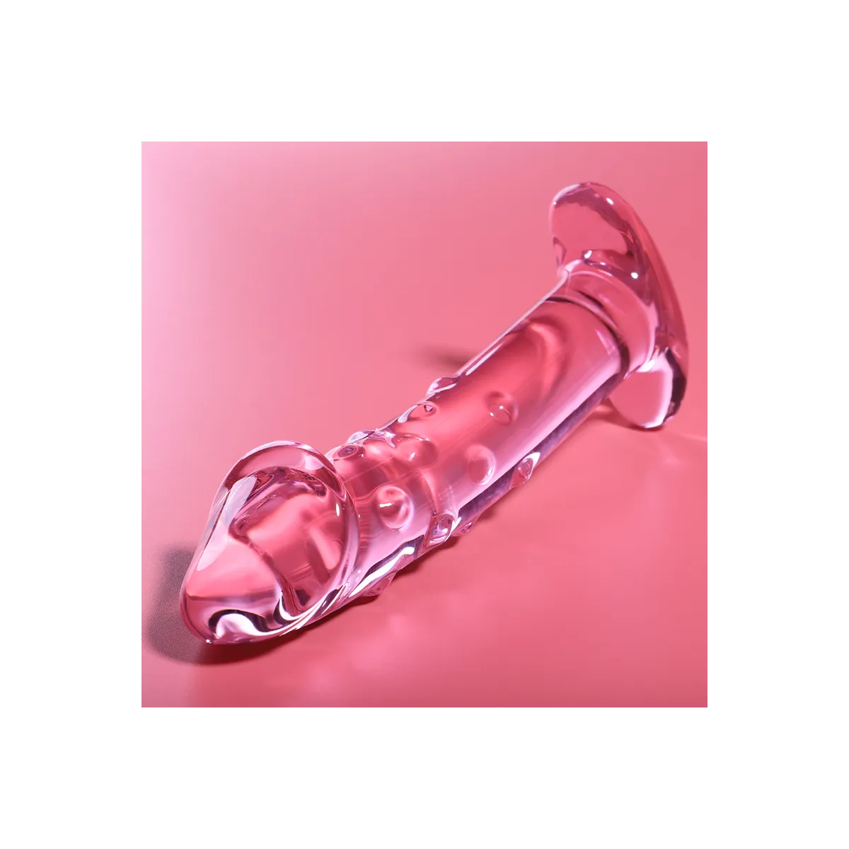 Modell 19 Dildo Borosilikatglas Rosa 18,5 cm -O- 4 cm von Nebula Series By Ibiza | Fesselliebe.de