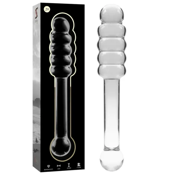 Modell 20 Dildo Borosilikatglas Klar 20,5 cm -O- 3 cm von Nebula Series By Ibiza | Fesselliebe.de