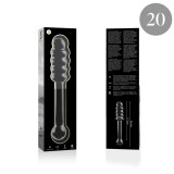 Modell 20 Dildo Borosilikatglas Klar 20,5 cm -O- 3 cm von Nebula Series By Ibiza | Fesselliebe.de