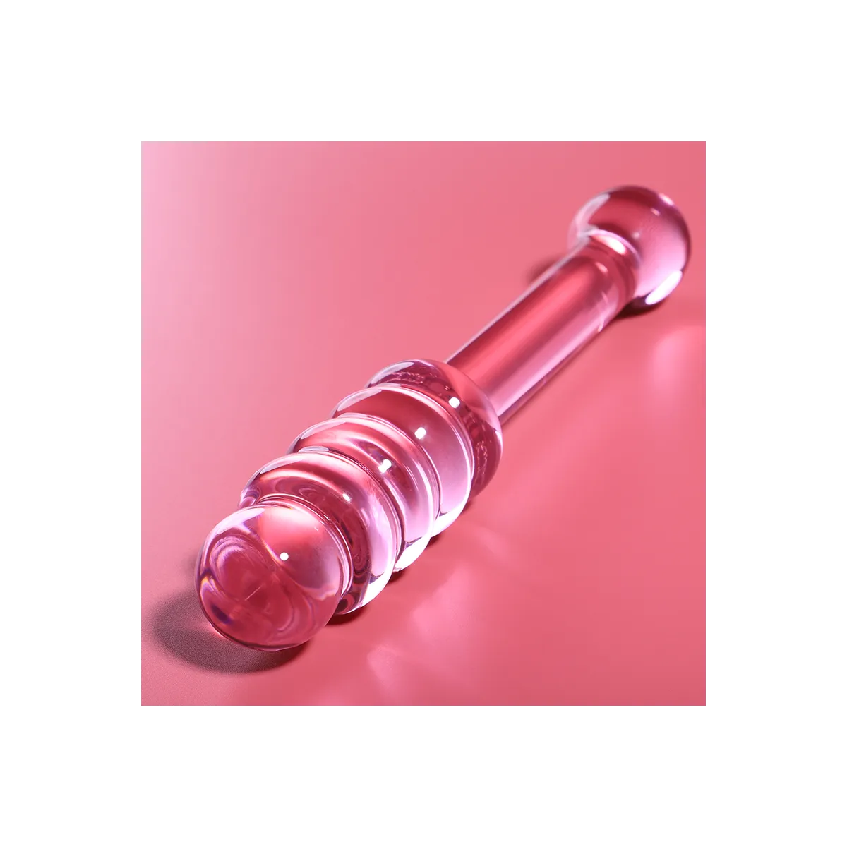 Modell 20 Dildo Borosilikatglas Rosa 20,5 cm -O- 3 cm von Nebula Series By Ibiza | Fesselliebe.de