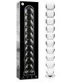 Modell 22 Dildo Borosilikatglas Klar 21,5 cm -O- 2,5 cm von Nebula Series By Ibiza