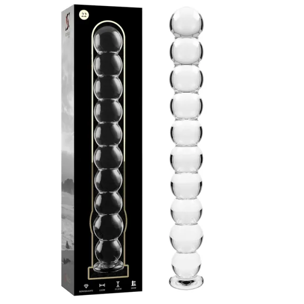 Modell 22 Dildo Borosilikatglas Klar 21,5 cm -O- 2,5 cm von Nebula Series By Ibiza | Fesselliebe.de
