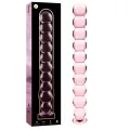Modell 22 Dildo Borosilikatglas Rosa 21,5 cm -O- 2,5 cm von Nebula Series By Ibiza