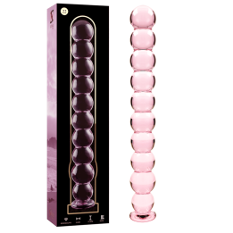 Modell 22 Dildo Borosilikatglas Rosa 21,5 cm -O- 2,5 cm von Nebula Series By Ibiza | Fesselliebe.de