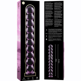 Modell 22 Dildo Borosilikatglas Rosa 21,5 cm -O- 2,5 cm von Nebula Series By Ibiza | Fesselliebe.de