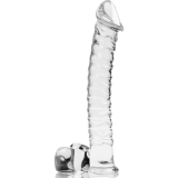 Modell 23 Dildo Borosilikatglas Klar 21,5 cm -O- 4 cm von Nebula Series By Ibiza | Fesselliebe.de